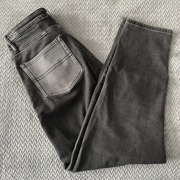 Tommy Hilfiger Y2K LOOK Mom Jeans, Cotton, High Rise tapered Grey Size 28 - Picture 11 of 12